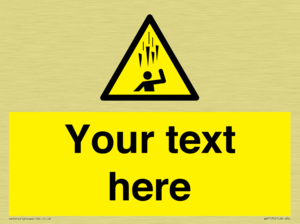 Custom Falling Ice sign